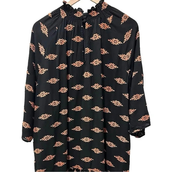 Rhode Marika Mini Tent Dress in Ikat Clip Jacquard - Picture 9 of 15